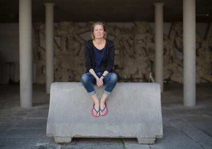 La escritora Ia Genberg, en un retrato promocional de 2021.