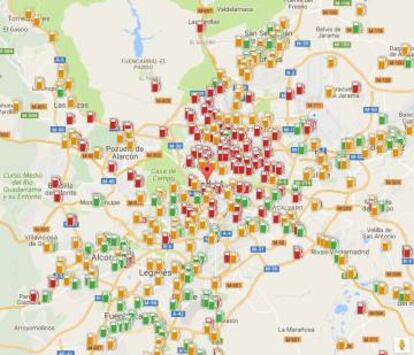 Consulta en EL PAÍS las gasolineras más baratas de tu zona