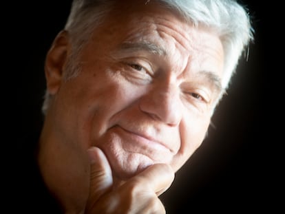 Carles Sans, fotografiado en el Café Comercial de Madrid.