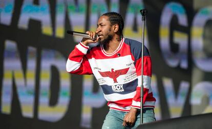 Kendrick Lamar, durante un concierto en 2016.