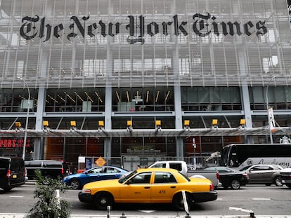 Sede del diario 'The New York Times', en Nueva York, el 27 de octubre de 2022.