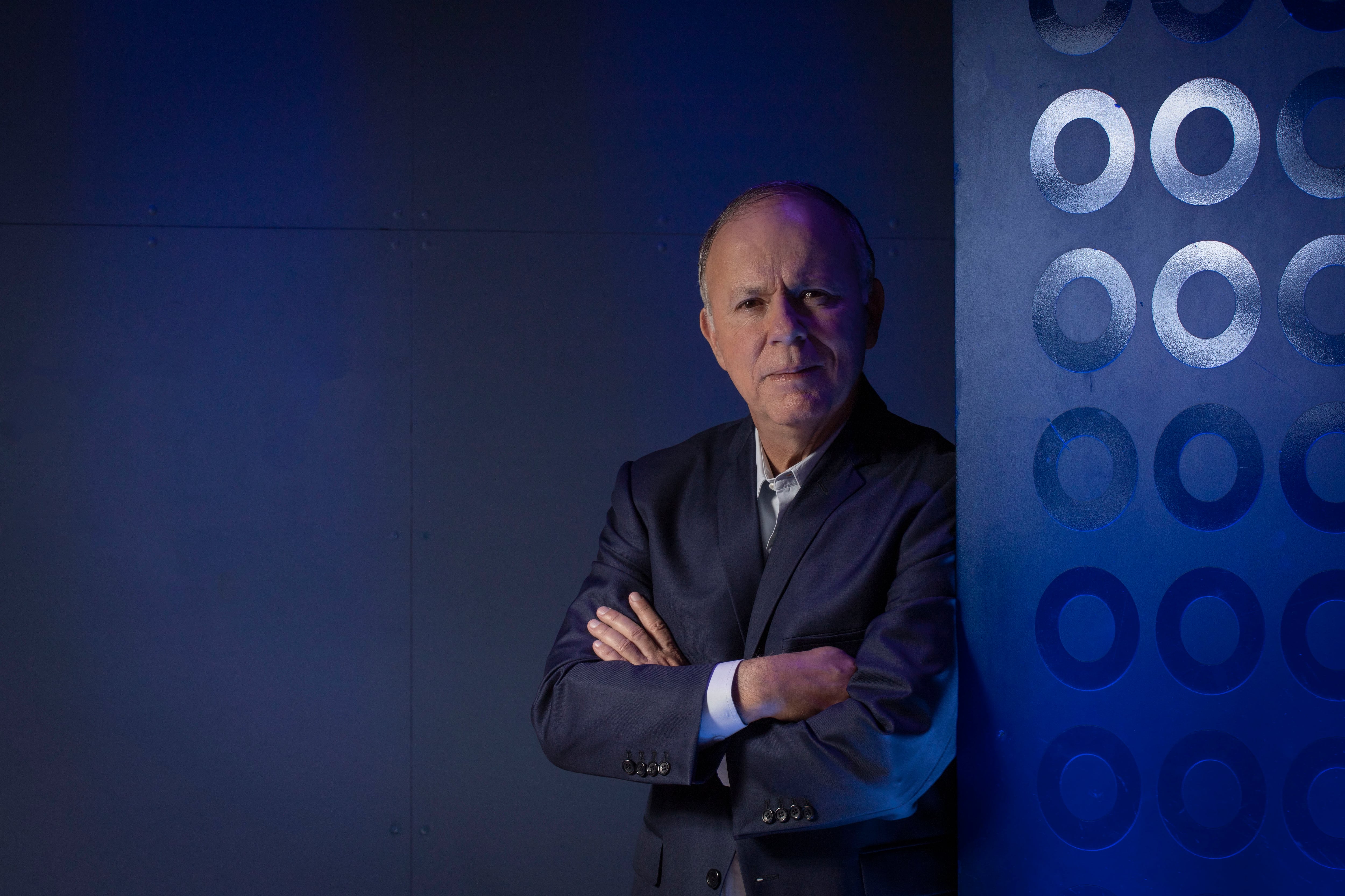 Ciro Gómez Leyva en el foro de Imagen Noticias, en junio del 2023.