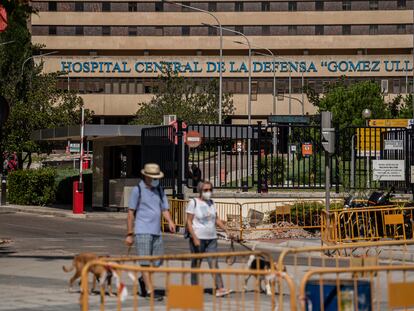 El Hospital Gómez Ulla, de Madrid, que no dio respuesta a la enferma, este septiembre.
