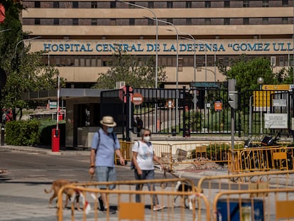 El Hospital Gómez Ulla, de Madrid, que no dio respuesta a la enferma, este septiembre.