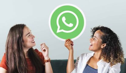 Logo WhatsApp con chicas