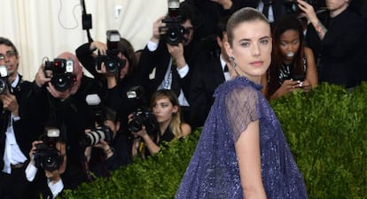 Agyness Deyn en la gala del Met el pasado mayo. 