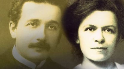 Mileva Maric junto a su esposo Albert Einstein.