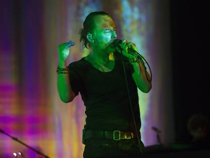 Actuación de Thom Yorke en el festival Sónar de Barcleona en junio de 2018.