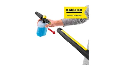 Foam nozzle for Kärcher on white background.