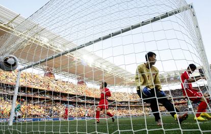 Koffi Romaric N'Dri marca el segundo gol de Costa de Marfil.