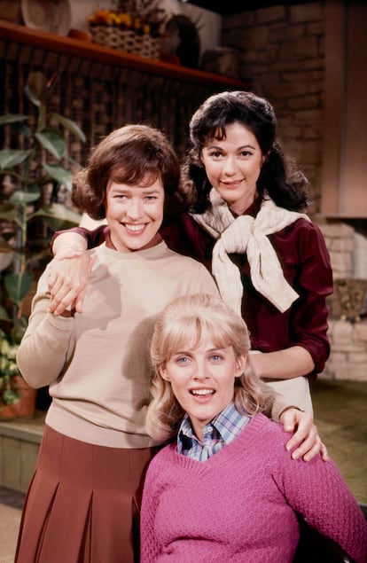 Kathy Bates, Margie Impert y Andrea Howard en la película televisiva 'Vanities', de 1977.