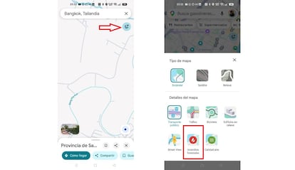 Pasos a seguir en Google Maps
