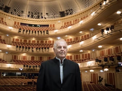 El director Daniel Barenboim, la semana pasada en la renovada sala de la Staatsoper Unter den Linden de Berl&iacute;n.