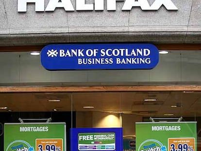 Sucursal del banco Halifax en Londres.