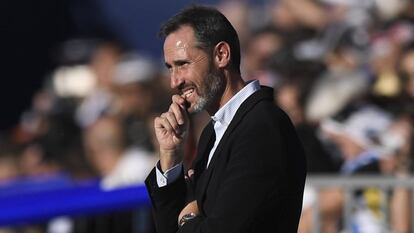 Vicente Moreno, durante un partido del Mallorca.