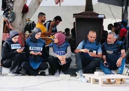 Mujeres y reporteras en Gaza