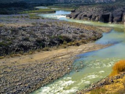 El Río Grande a su paso por Tejas.