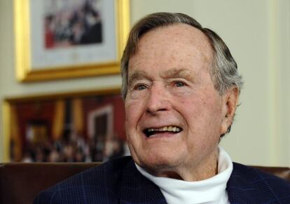 El expresidente George H.W. Bush, en marzo de 2012.