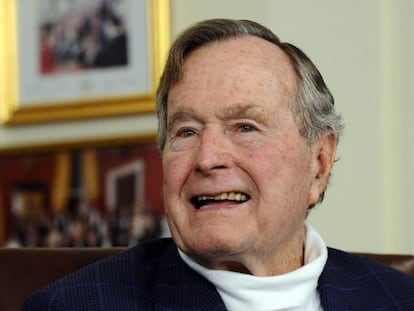 El expresidente George H.W. Bush, en marzo de 2012.
