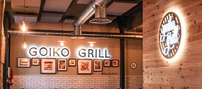 Uno de los restaurantes de Goiko Grill. 