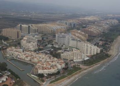 Vista aèria de Marina d'Or.