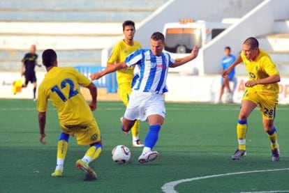 Antoñito, en un partido del Atlético Baleares.