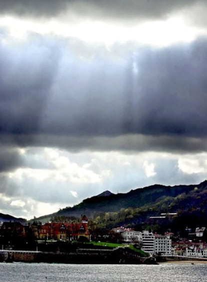 Imagen de la playa de Ondarreta, en San Sebastián