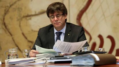 El president de la Generalitat, Carles Puigdemont.