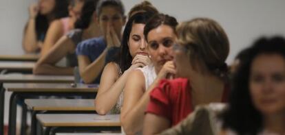 Oposiciones docentes en 2011 en Sevilla. 