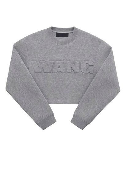 Sudadera cropped (49,99 euros).