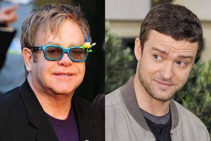 Elton John y Justin Timberlake
