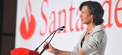 La presidenta de grupo Santander, Ana Botín