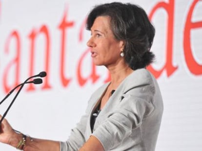 La presidenta de grupo Santander, Ana Botín