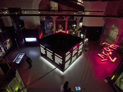 Una instalación de Chema Alvargonzález en Arts Santa Mònica.
