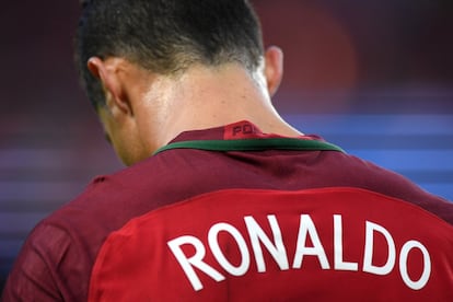 Cristiano Ronaldo durante el partido Portugal-Austria