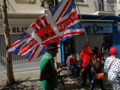 Una calle de Gibraltar, el pasado septiembre.