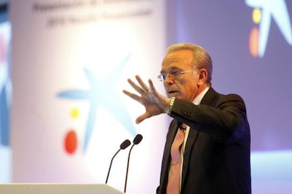El rpesidente de La Caixa, Isidro Fainé.
