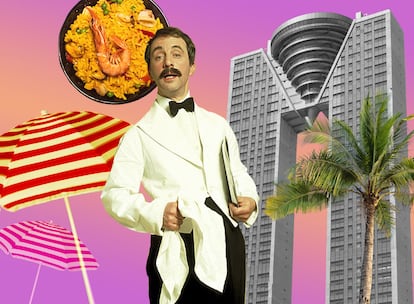 Andrew Sachs interpretó en la serie británica 'Hotel Fawlty' al camarero Manuel, un migrante español que era objeto de bromas sobre el supuesto carácter vago y comilón de nuestro país.