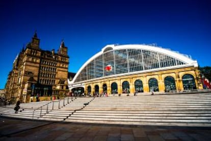 Estación ferroviaria de Lime Street, en Liverpool.