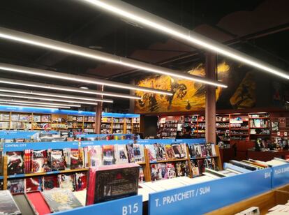 Una imagen de la librería barcelonesa Gigamesh.