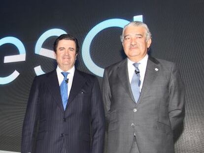 Borja Prado, presidente de Endesa, y Jos&eacute; Bogas, consejero delegado.