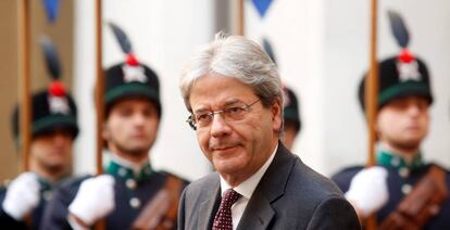 Paolo Gentiloni, primer ministro de Italia, en Roma.