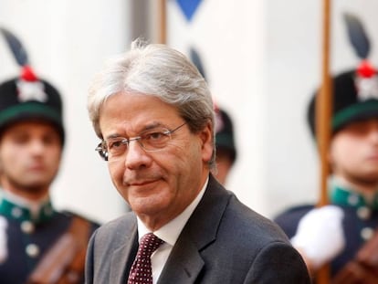 Paolo Gentiloni, primer ministro de Italia, en Roma.