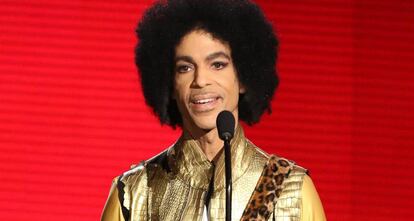 El cantante Prince en noviembre de 2015. 