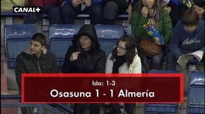 Osasuna 1 - Almería 1