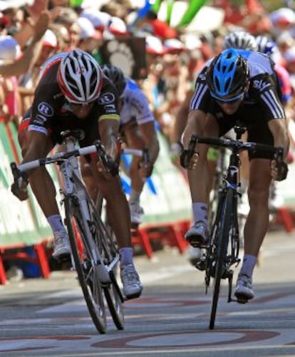 Bennati se impone a Swift en el sprint en Valladolid