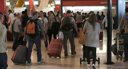 La terminal 4 del Aeropuerto Adolfo Su&aacute;rez-Madrid Barajas en Madrid