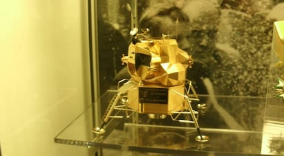 La réplica robada del Museo de Neil Armstrong.