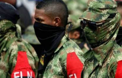 Hombres del Ej&eacute;rcito de Liberaci&oacute;n Nacional (ELN).