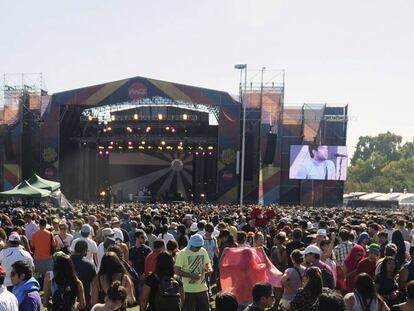 Asistentes a la pasada edición del Lollapalooza en Chile